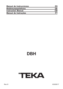 Manual Teka DBH 60 Exaustor