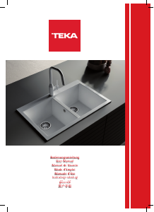 Manual de uso Teka FORSQUARE 72.40 TG Lavabo