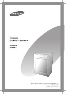 Mode d’emploi Samsung DV665J Sèche-linge