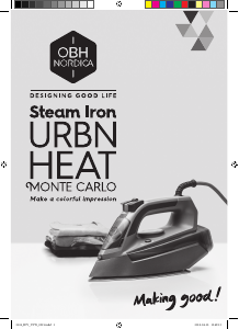 Bruksanvisning OBH Nordica 2124 URBN Heat Monte Carlo Strykejern