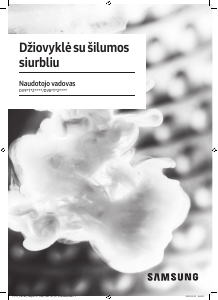 Vadovas Samsung DV90T5240AT Džiovyklė