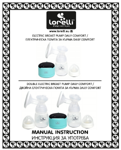 Manual Lorelli Daily Comfort Pompă de sân