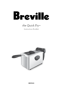 Manual Breville BDF200 Quick Fry Deep Fryer