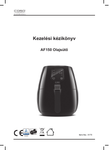 Használati útmutató Caso AF150 Olajsütő