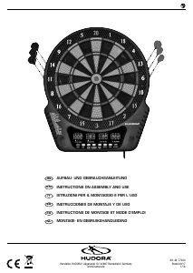 Handleiding Hudora 77034 Dartboard