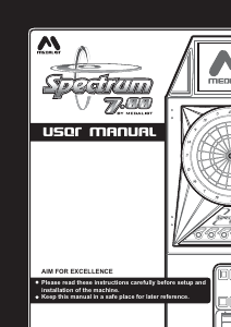 Handleiding Medalist Spectrum 7.00 Dartboard