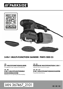 Handleiding Parkside IAN 367467 Vlakschuurmachine