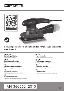 Mode d’emploi Parkside IAN 360552 Ponceuse vibrante