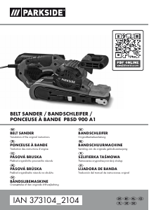 Handleiding Parkside PBSD 900 A1 Bandschuurmachine