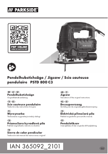 Brugsanvisning Parkside PSTD 800 C3 Stiksav