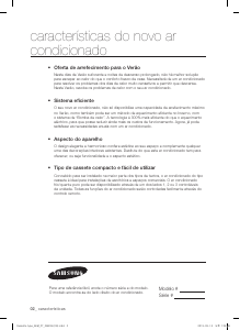 Manual Samsung AVXC2H071EE Ar condicionado