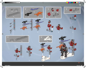 Manual Mega Bloks set DPJ05 Destiny Hunter Starwinder armory