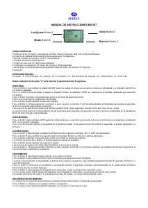 Manual de uso Marea 35167 Combinado Reloj de pulsera