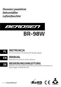 Instrukcja Berdsen BR-98W Osuszacz