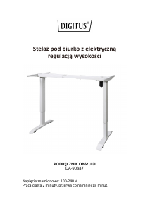 Instrukcja Digitus DA-90387 Biurko