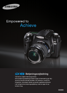 Brugsanvisning Samsung GX-10 Digitalkamera