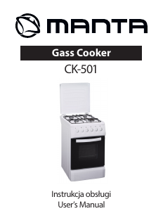 Bruksanvisning Manta CK501 Spis