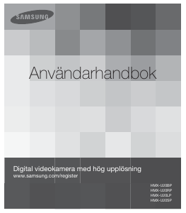 Bruksanvisning Samsung HMX-U20SP Digitalkamera