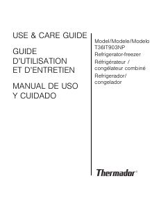 Manual de uso Thermador T30IB905SP Frigorífico combinado