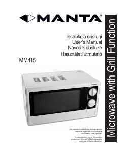 Használati útmutató Manta MM415 Mikrohullámú sütő
