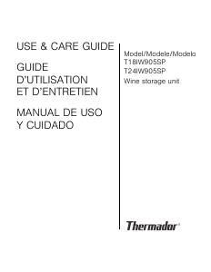 Manual Thermador T24IW905SP Wine Cabinet