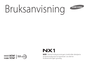 Bruksanvisning Samsung NX1 Digitalkamera