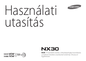Használati útmutató Samsung NX30 Digitális fényképezőgép