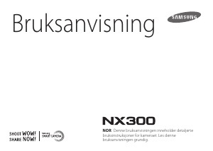 Bruksanvisning Samsung NX300 Digitalkamera