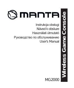 Manuál Manta MG2000