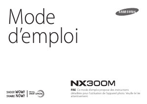 Mode d’emploi Samsung NX300M Appareil photo numérique
