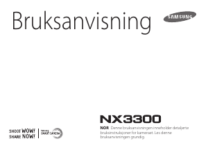 Bruksanvisning Samsung NX3300 Digitalkamera