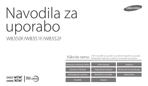 Priročnik Samsung WB350F Digitalni fotoaparat