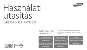 Használati útmutató Samsung WB350F Digitális fényképezőgép
