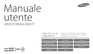 Manuale Samsung WB35F Fotocamera digitale