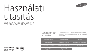 Használati útmutató Samsung WB50F Digitális fényképezőgép