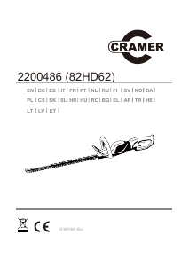 Priročnik Cramer 82HD62 Obrezovalnik žive meje