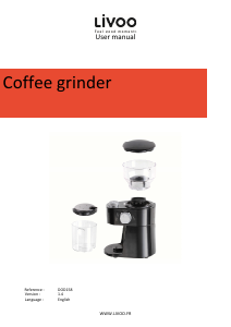 Manual Livoo DOD158 Coffee Grinder