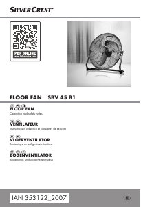 Bedienungsanleitung SilverCrest IAN 353122 Ventilator
