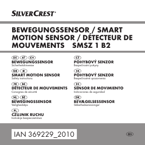 Instrukcja SilverCrest SMSZ 1 B2 Czujnik ruchu