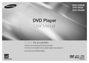 Handleiding Samsung DVD-D530 DVD speler