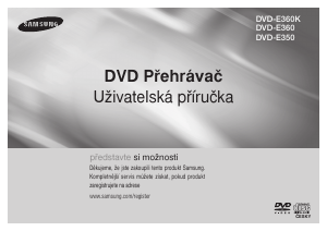 Bedienungsanleitung Samsung DVD-E350 DVD-player