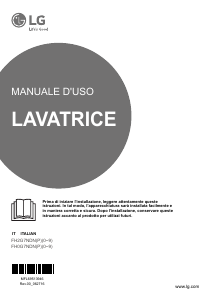 Manuale LG FH0G7NDN0 Lavatrice