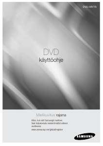 Käyttöohje Samsung DVD-HR770 DVD-soitin
