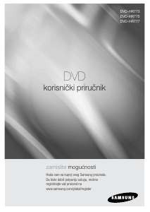 Priručnik Samsung DVD-HR777 DVD reproduktor