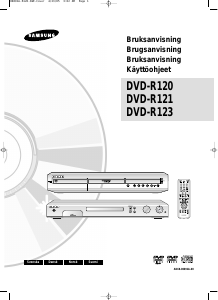 Bruksanvisning Samsung DVD-R121 DVD spelare