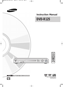 Manuál Samsung DVD-R125 Přehrávač DVD