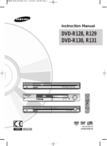 Manual Samsung DVD-R129 DVD Player