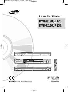 Manuál Samsung DVD-R130 Přehrávač DVD