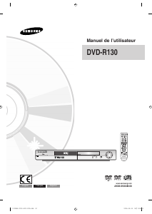 Mode d’emploi Samsung DVD-R130 Lecteur DVD