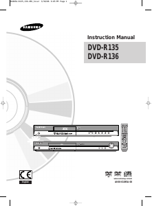 Handleiding Samsung DVD-R136 DVD speler